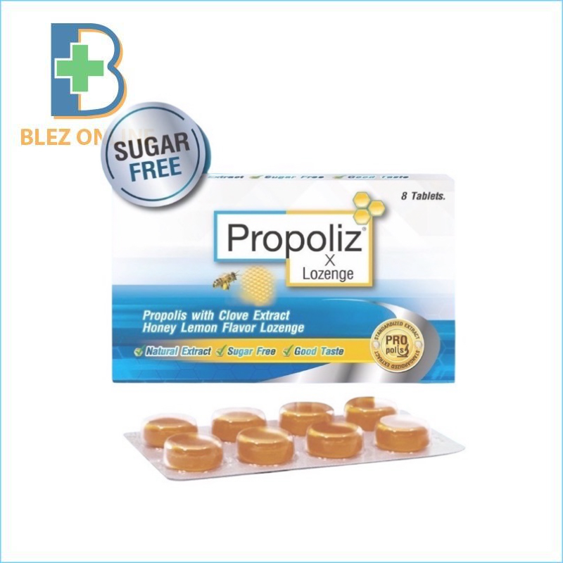 Propolis lozenge plus Propoliz Lozenge throat lozenge 8 pieces
