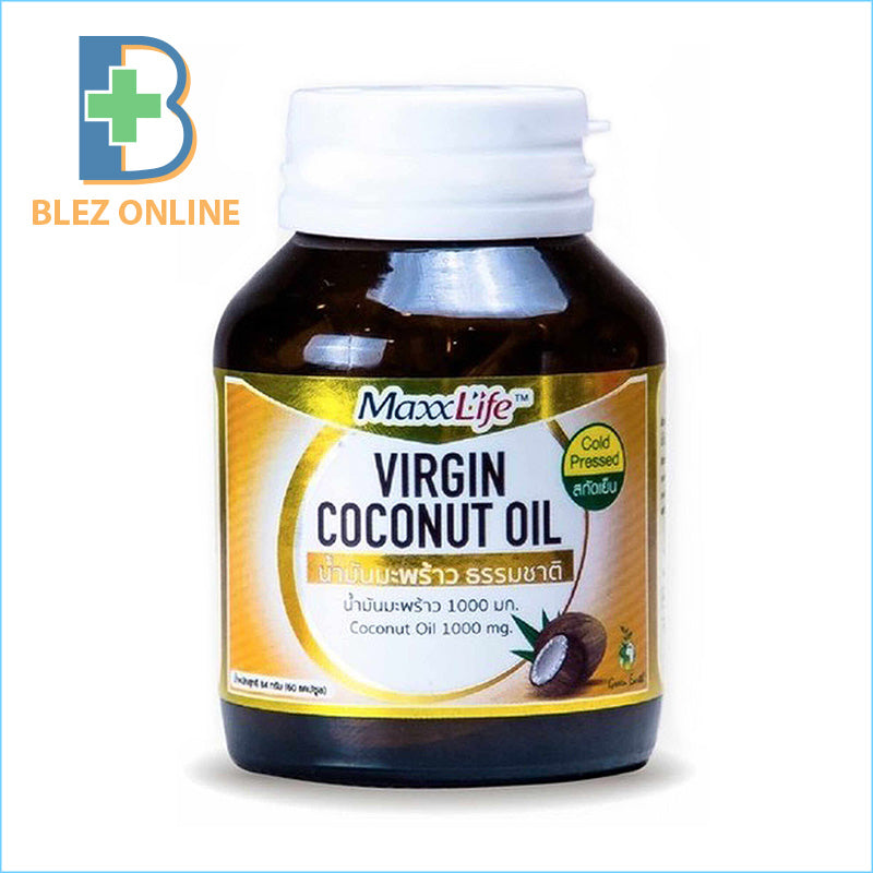 脂肪燃焼サプリ ココナッツオイル Maxxlife Virgin Coconut oil 1,000mg 30cap