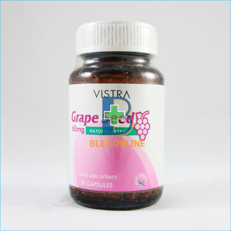 Essential Fatty Acids VISTRA Grape Seed Grape Seed Extract 60mg 30 Tablets