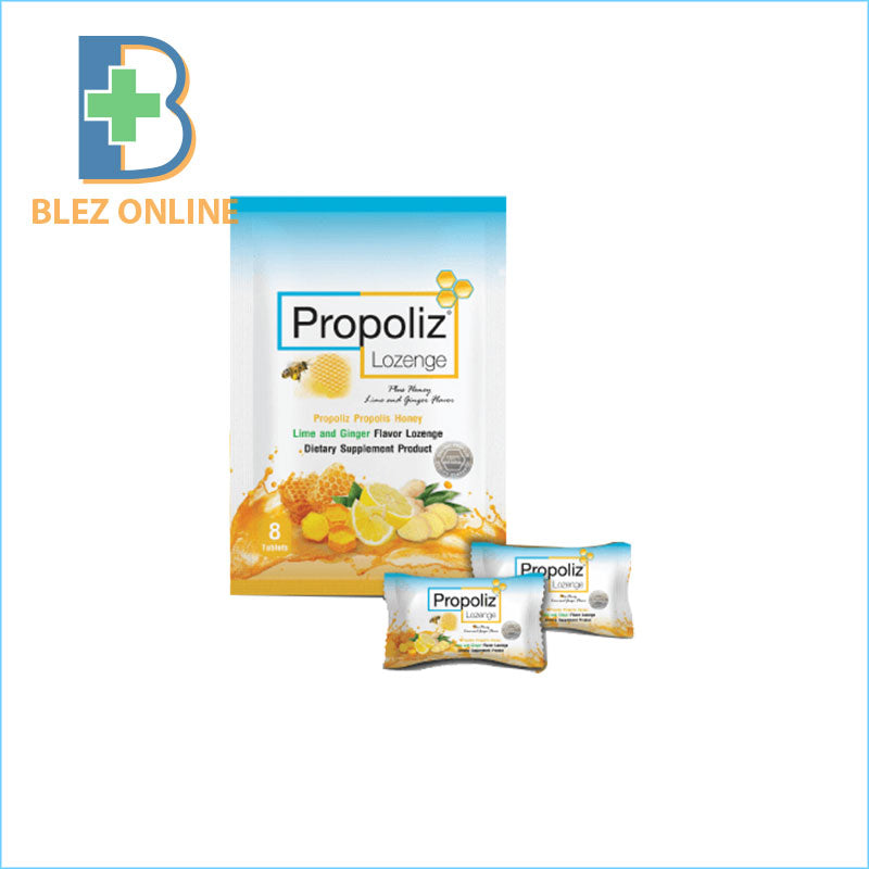 プロポリスロゼンジプラス Propoliz Lozenge のど飴 8粒入り