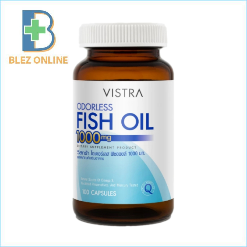 중성 지방 개선 VISTRA Fishoil 피쉬 오일 1000mg