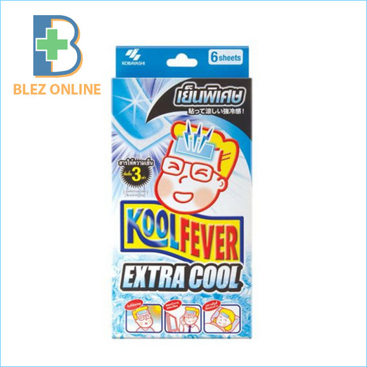 KOOL FEVER Extra Cool 大人用 6枚入り