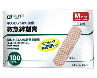 S SELECT 絆創膏　Mサイズ　100枚入り