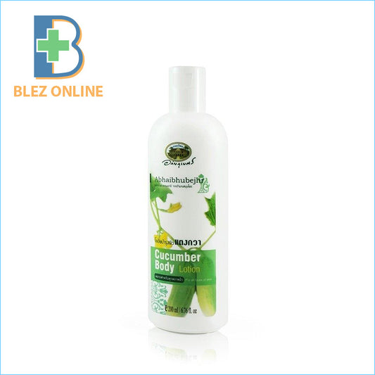 アバイブーベ キューカンバーボディーローション Cucumber Body Lotion 200ml　皮膚の乾燥を防ぎ、潤いを持続させます