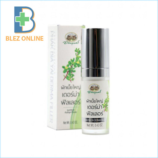Phak bia yai Derama Filler 12g Wrinkle-focused derma filler, colorant, fragrance, silicone, paraben free, for all skin types