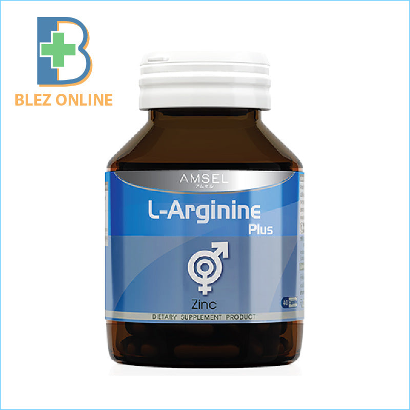 筋力増強・精力増強サプリメント Amsel L-Arginine 40Capsules