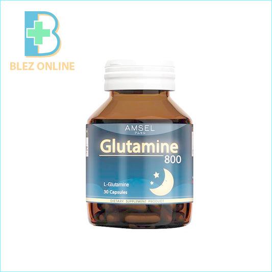 睡眠補助サプリ Glutamine 800  30カプセル