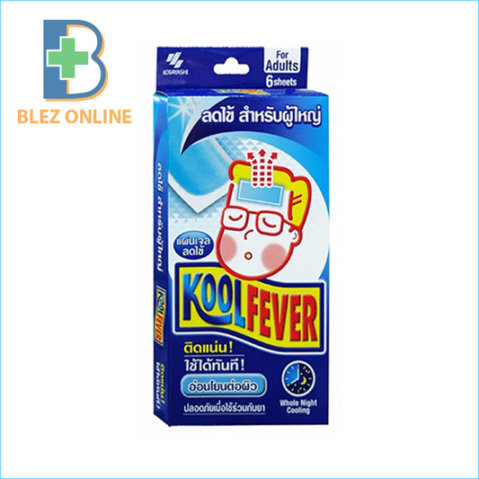 KOOL FEVER Adult 6 pieces