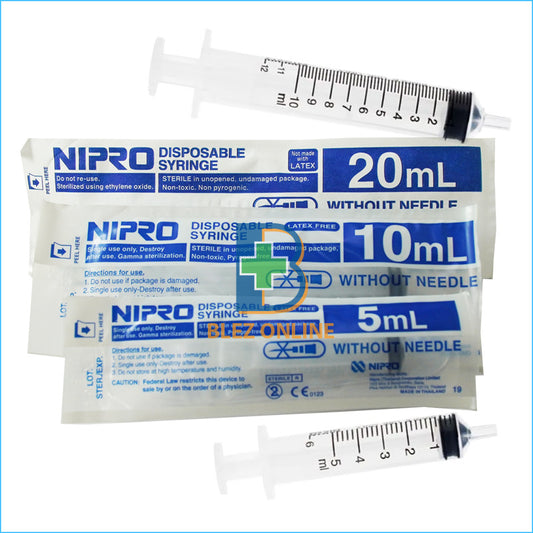 NIPRO syringe 20ml / 10ml / 5ml