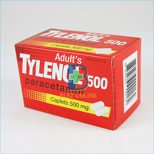 解熱鎮痛剤 タイレノール TYLENOL Paracetamol 500mg