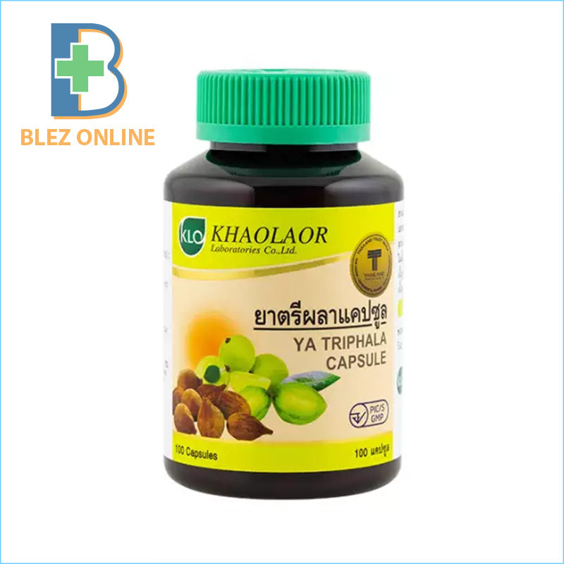 Diet supplement Ya triphala Capsule 100 capsules Intestinal regulation, constipation, fat absorption, carbohydrates, triglycerides, lowers uric acid