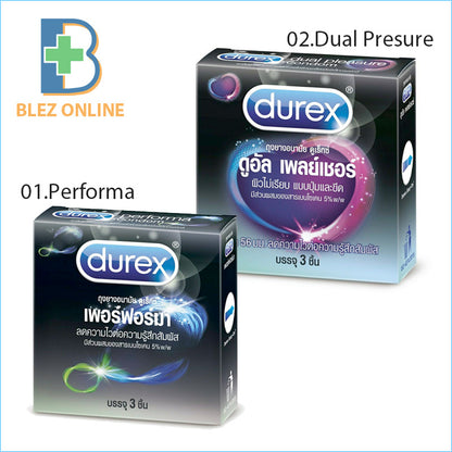콘돔 durex 조루 방지 젤 포함 3 개