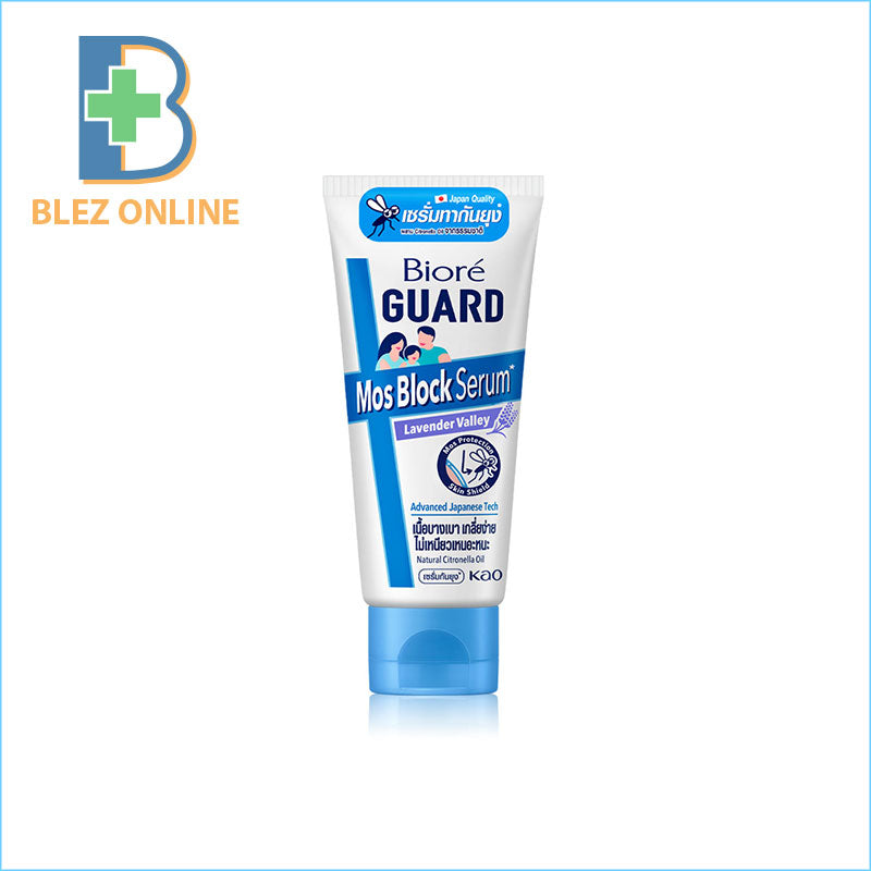 DEET不使用,良い香り,のばしやすくベタつかない虫除けクリーム Biore GUARD Mos Block Serum 50g