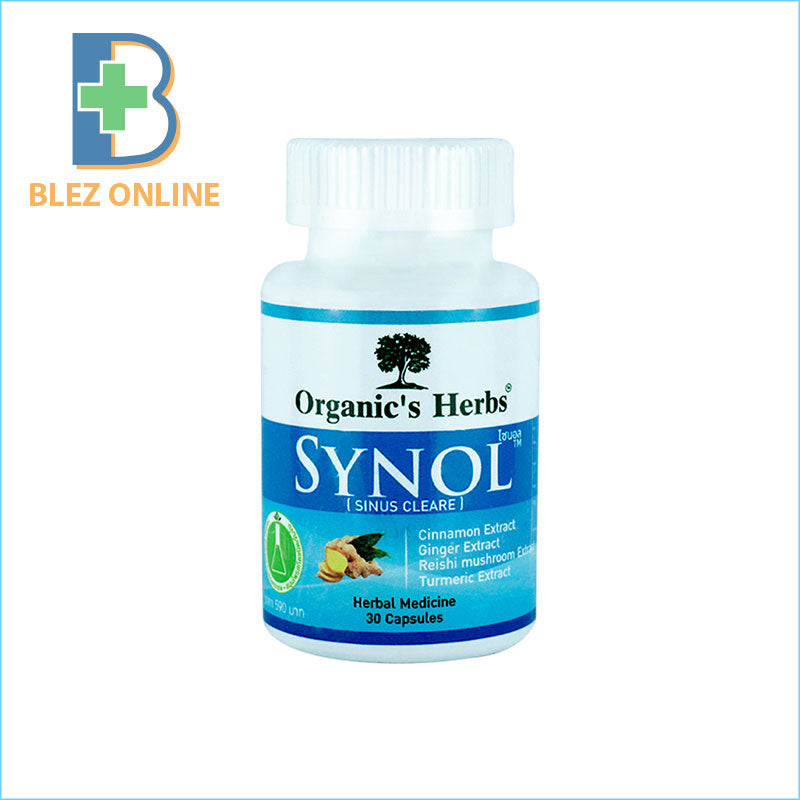 Sinus allergy improvement Organic's Herbs SYNOL 30 capsules