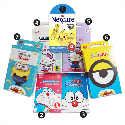 character plasters